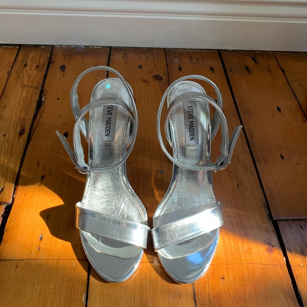 Steve Madden Silver Shoes